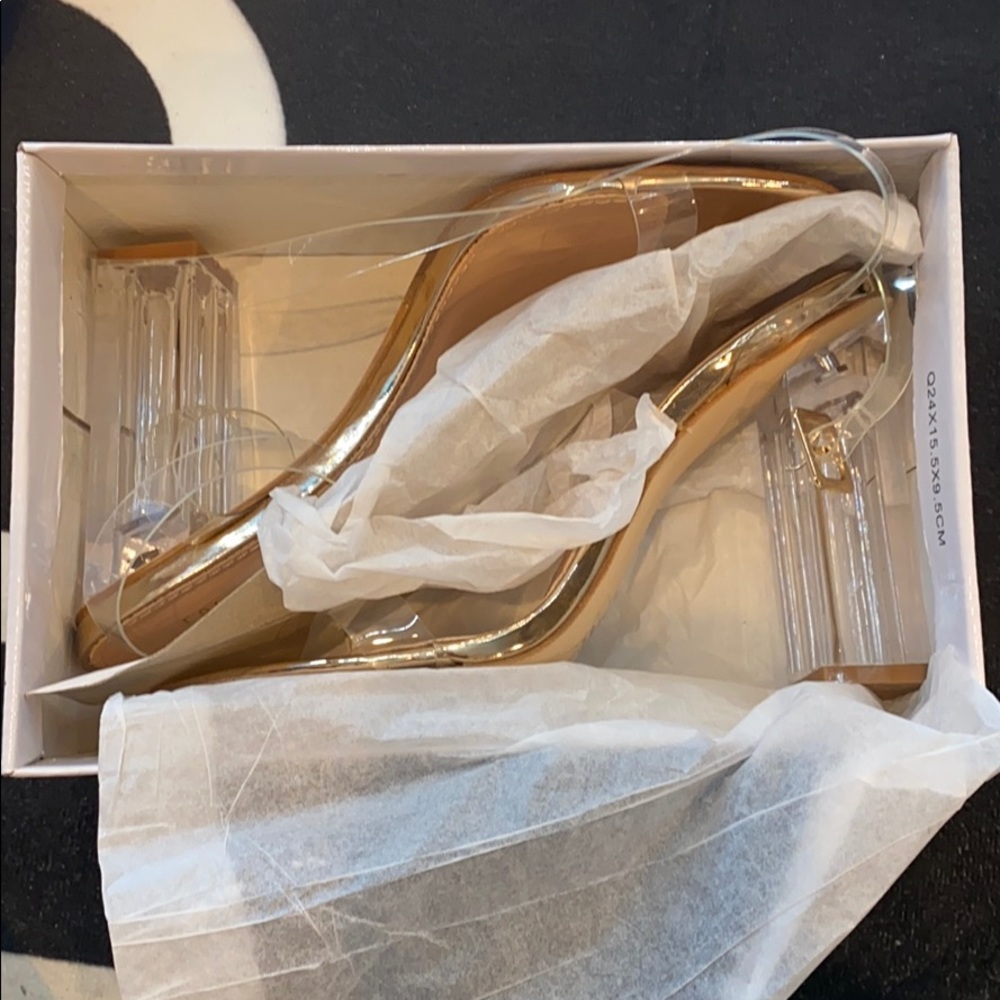 FN - Glass Heels - Rose Gold